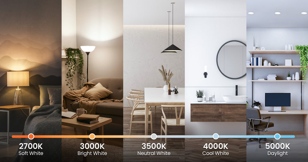 Feit Electric color selectable white light options on a single bulb.