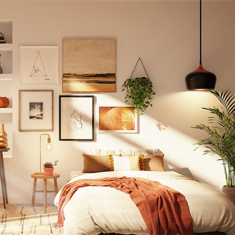 fall themed bedroom