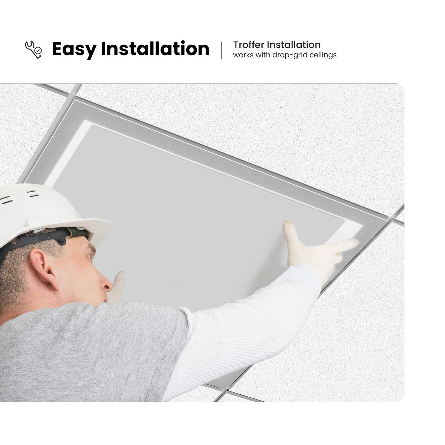 Vista 2 ft. x 2 ft. Flush Mount or Troffer Skylight Ceiling Light