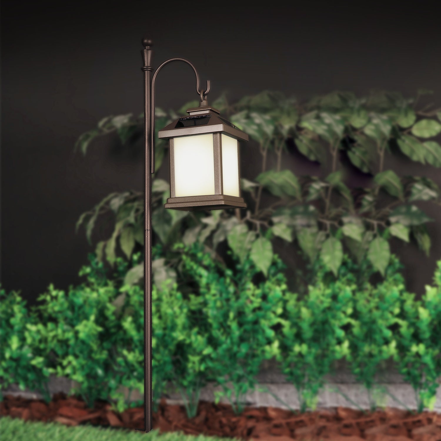 4 ft. OneSync Landscape Bronze Shepherd’s Hook