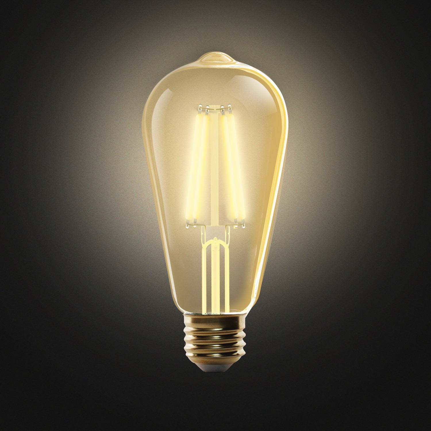 5W (60W Replacement) Amber (2100K) Vintage ST19 Smart Wi-Fi LED Light Bulb